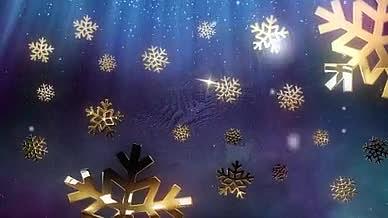 圣诞节童话唯美奢华金色质感雪花AE模板视频的预览图